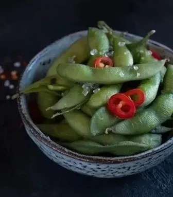 Edamame with Rock Salt