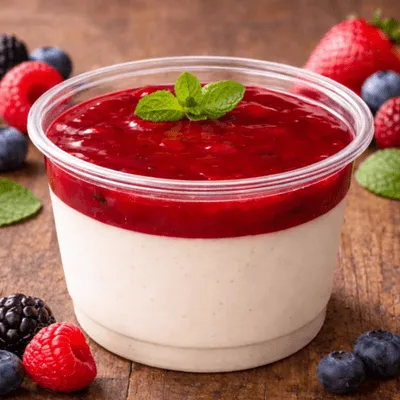 Panna Cotta Fruits Rouge