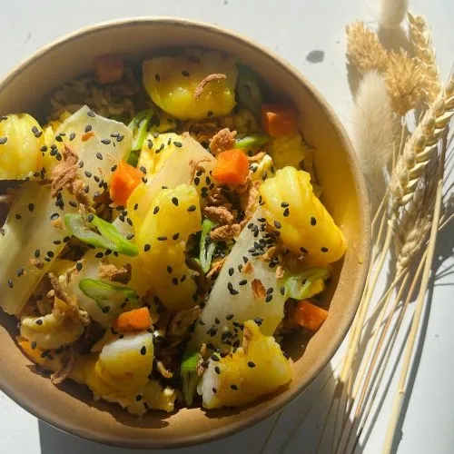 RIZ SAUTÉ AUX CREVETTES 