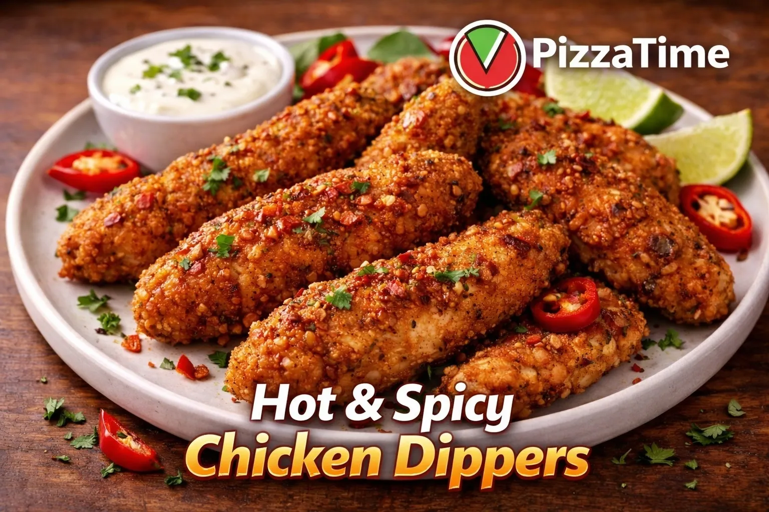 Hot and Spicy Chicken Dippers