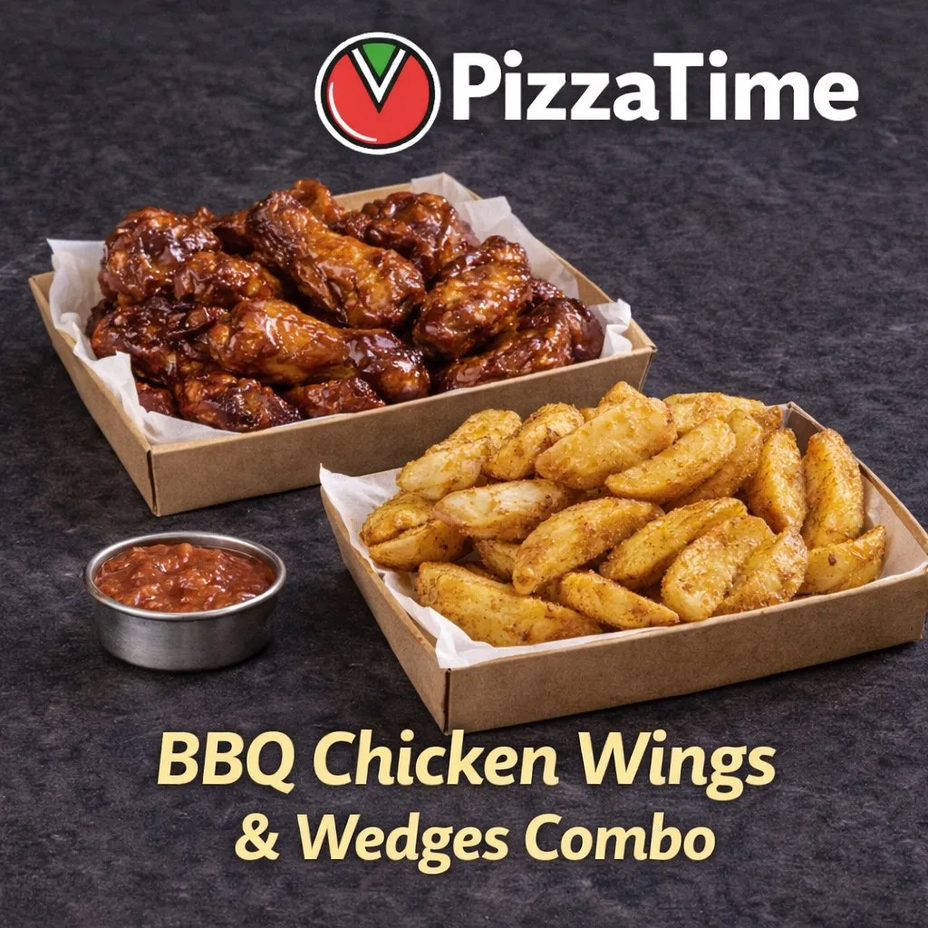 BBQ Chicken Wings & Wedges combo