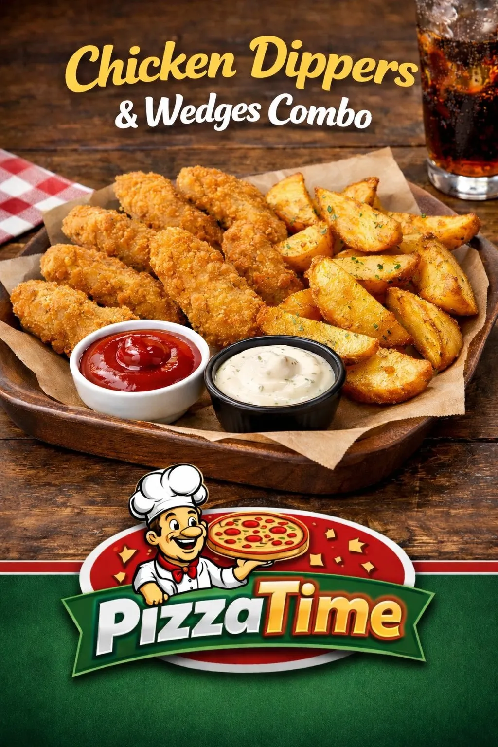 Chicken Dippers & Wedges Combo