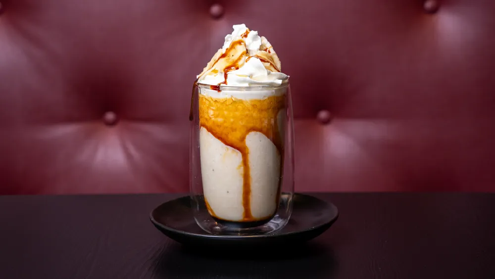 Banana Salty Caramel Frappe