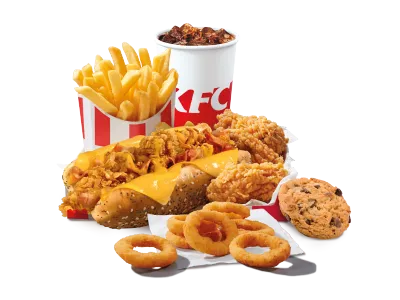 Crispy Hot Dog Mustard BBQ Box Meal 