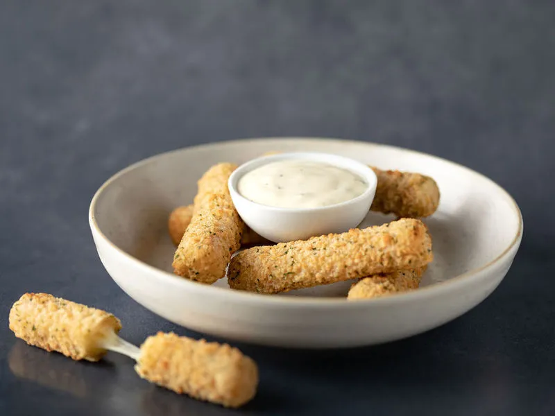 Breaded Mozzarella Sticks
