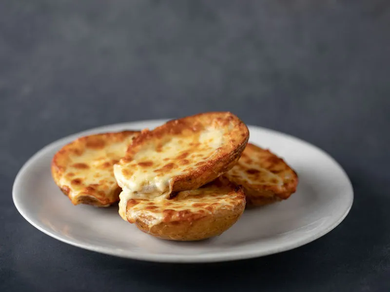 Potato Skins with Cheese