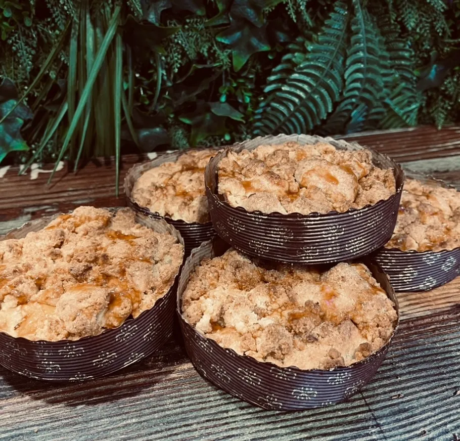 CRUMBLE POIRE CHOCOLAT