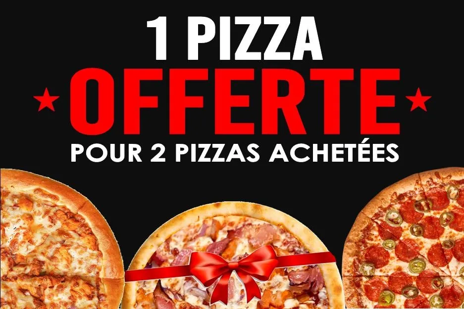 2 achetées = la 3ème Offerte