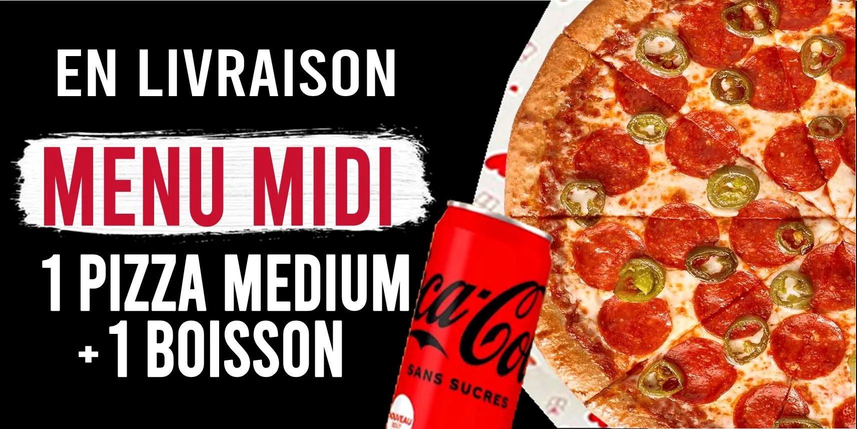 Menu Midi  en livraison