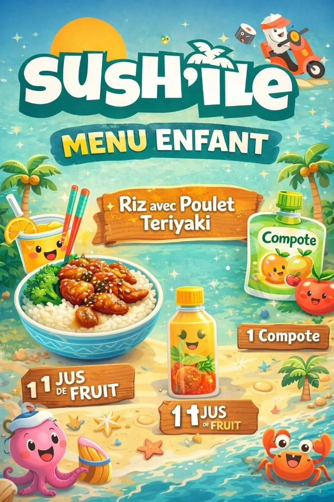 MENU ENFANT - TI JAPONAIS  (-10 ans)