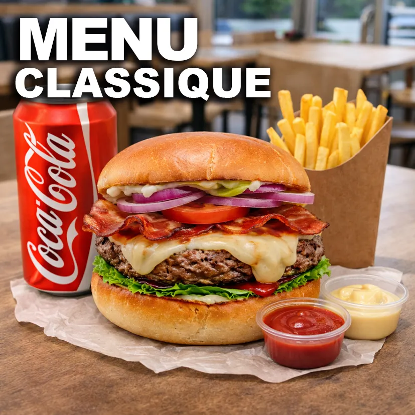 Menu burger classique EN LIVRAISON 