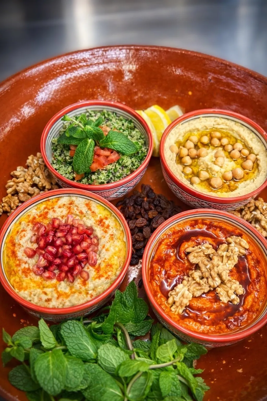 Assortiments de Mezzés