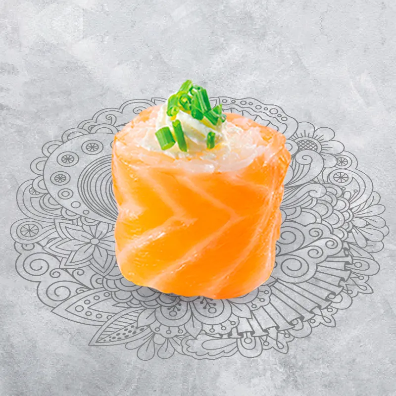 SALMON ROLL CHEESE - 8PCS