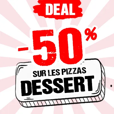 -50% sur la pizza nutella - Semaines de folie