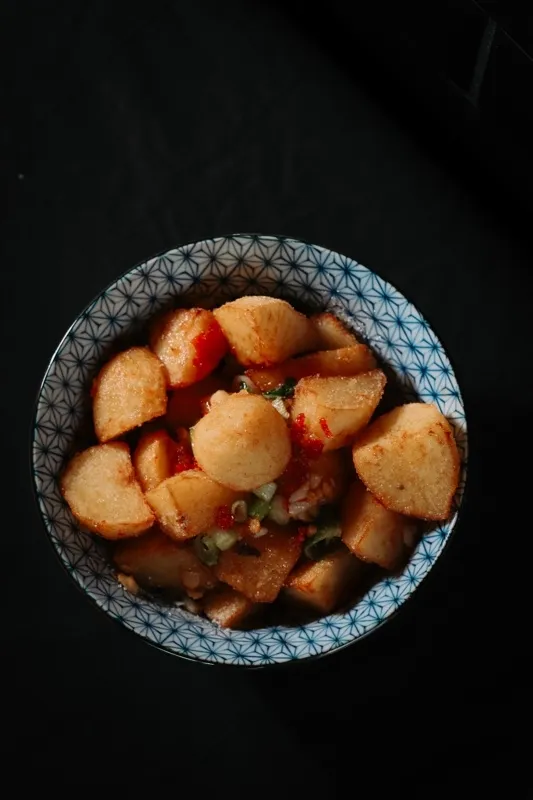Thai Fried Potato Cubes