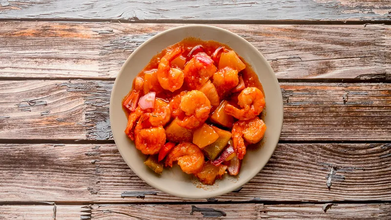 F01 SWEET & SOUR PRAWNS