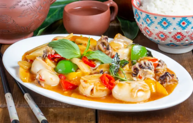 113.RIZ SEICHE SAUTE AU BASILIC