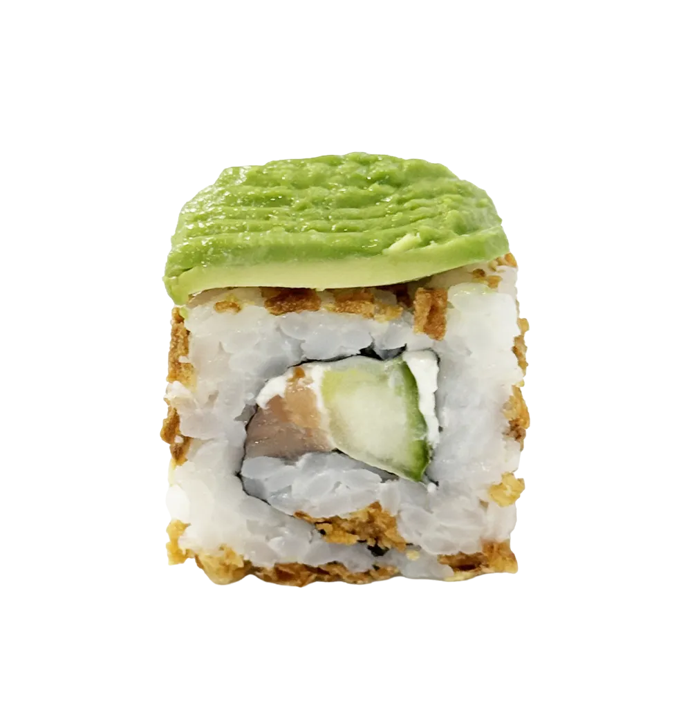 AVOCAROLL OIGNONS FRITS SAUMON FUMÉ