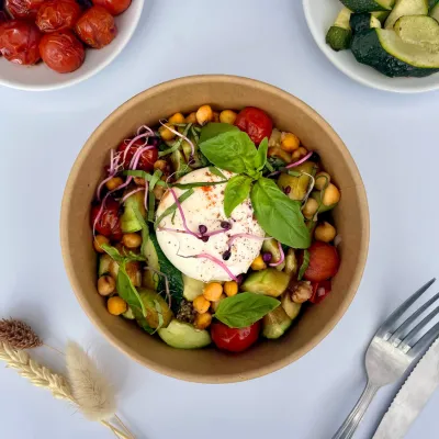 BURRATA CRÉMEUSE & QUINOA BOWL