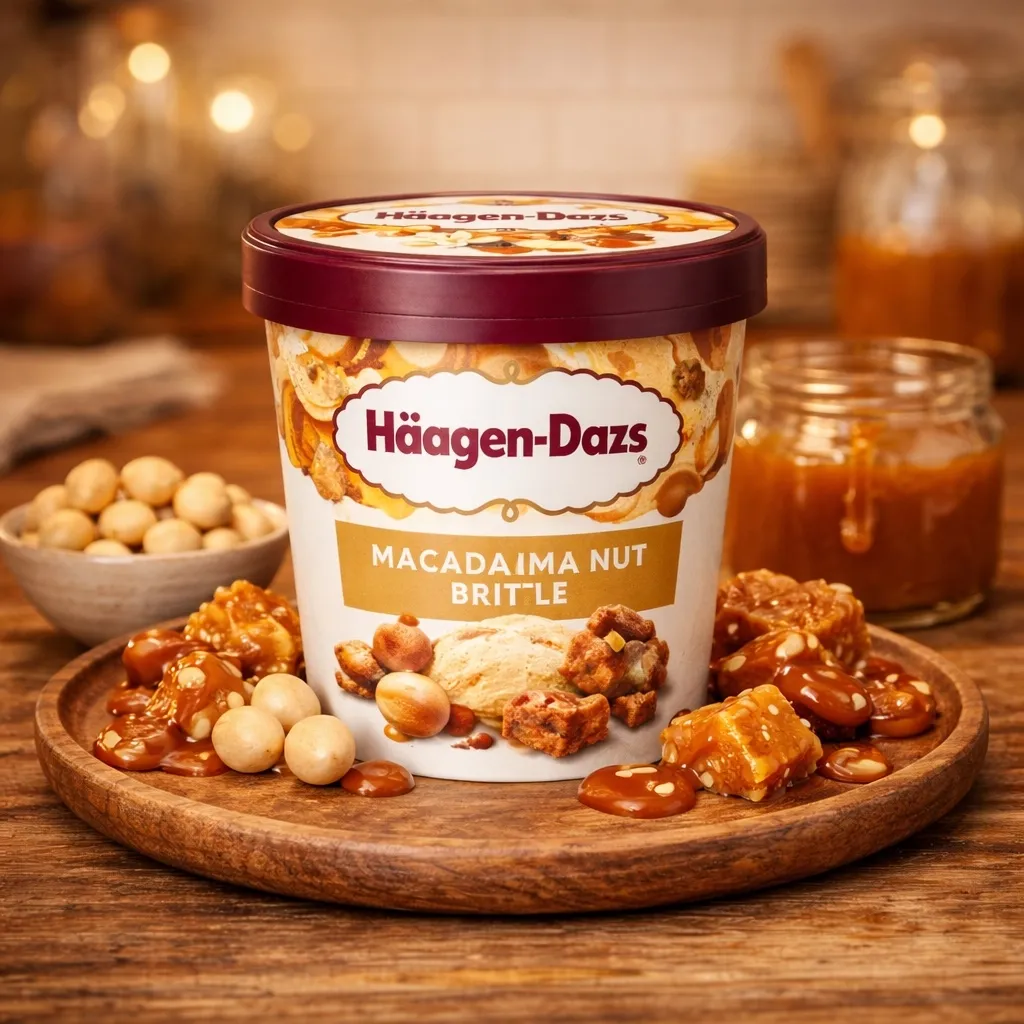 Vanille Macadamia Nut Brittle