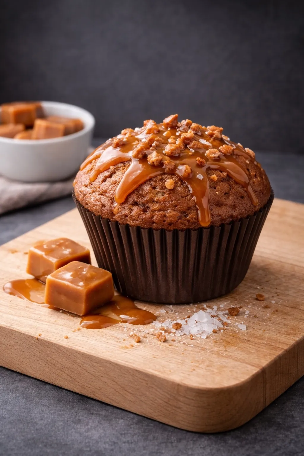 Muffin caramel beurre salé