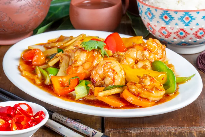 217.RIZ CREVETTES SZETCHUAN