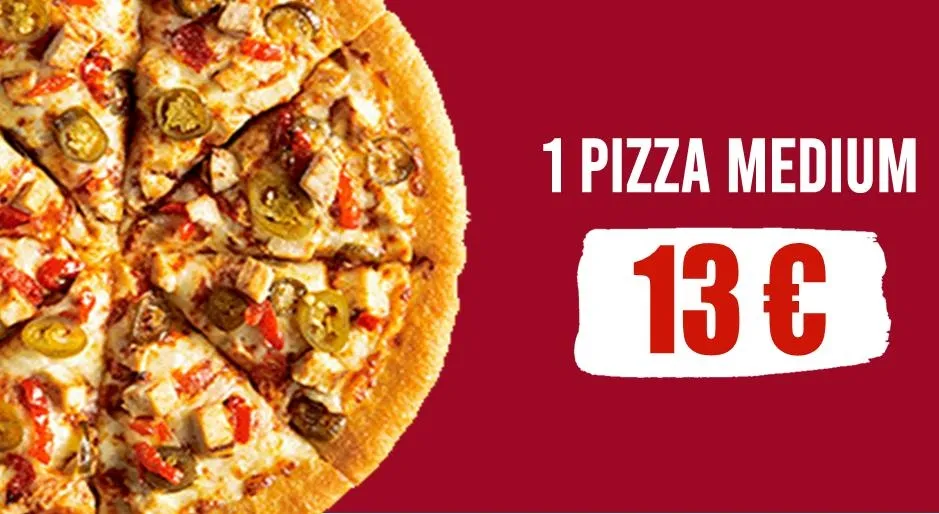 1 Pizza Medium 