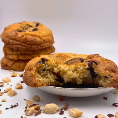 Gros Cookies Maison Chocolat - Noisettes