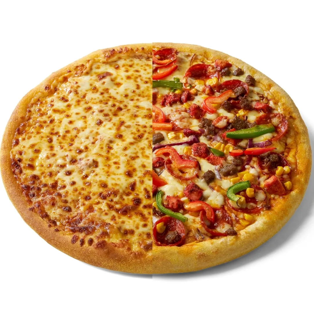 Half & Half Pizza (Large)