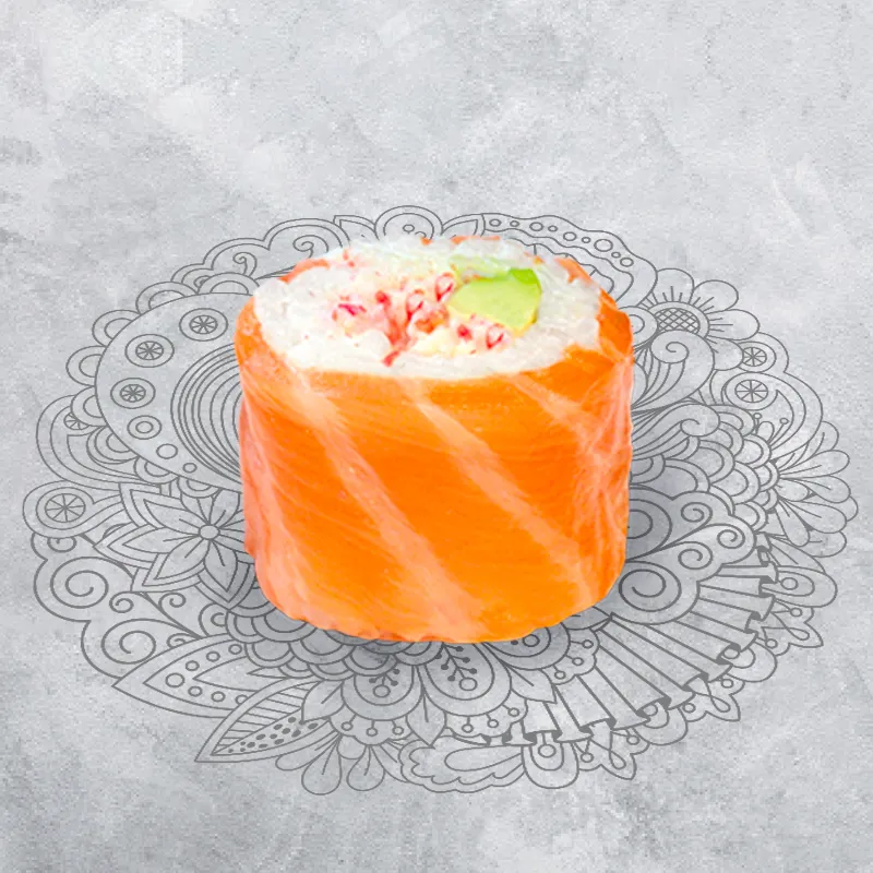SALMON ROLL CRABE - 8 PCS