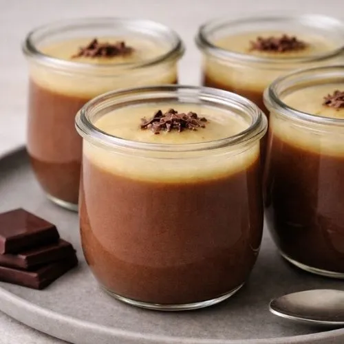 PANNACOTTA CHOCOLAT NOIR & COULIS POIRE 