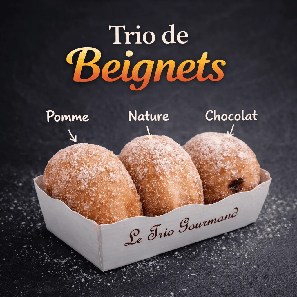 Trio de beignets