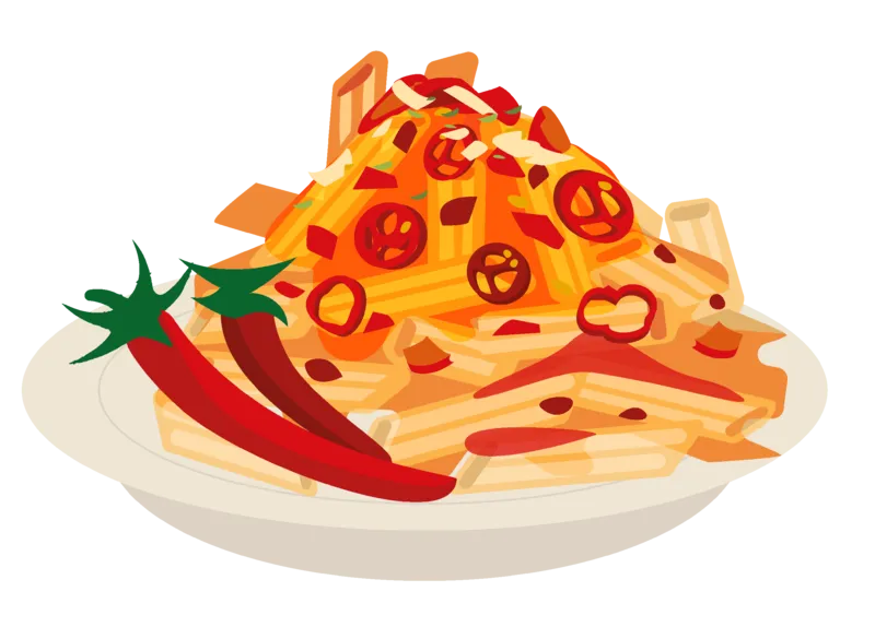 Penne tomate & basilic