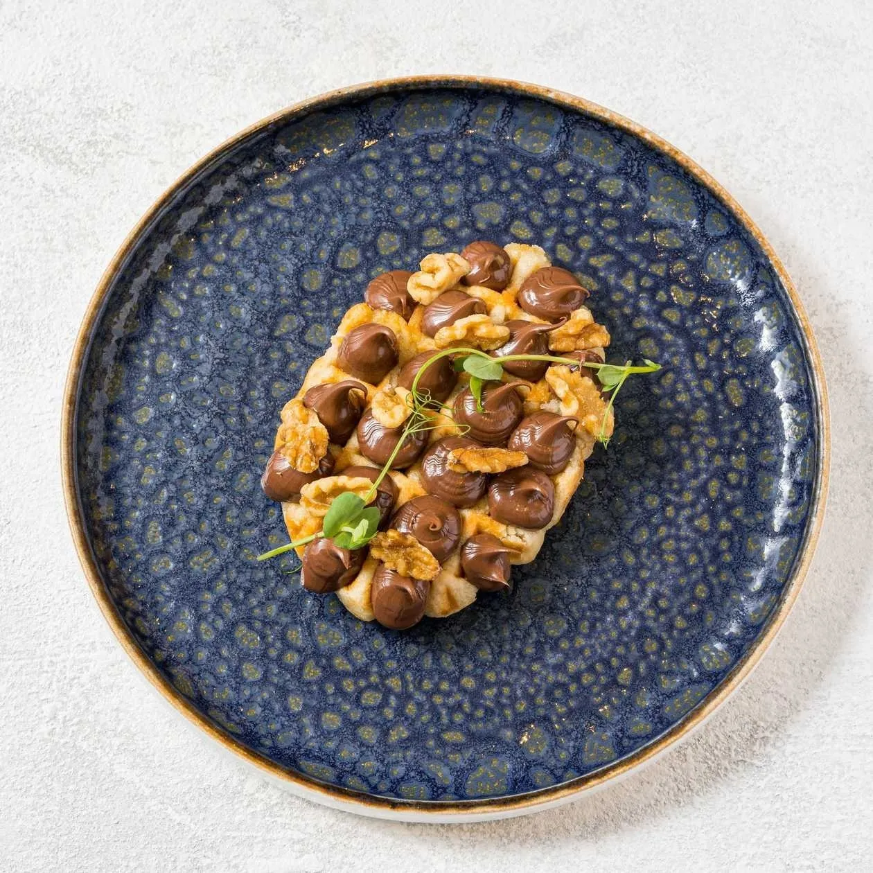 Breakfast-Chocolaty Waffle