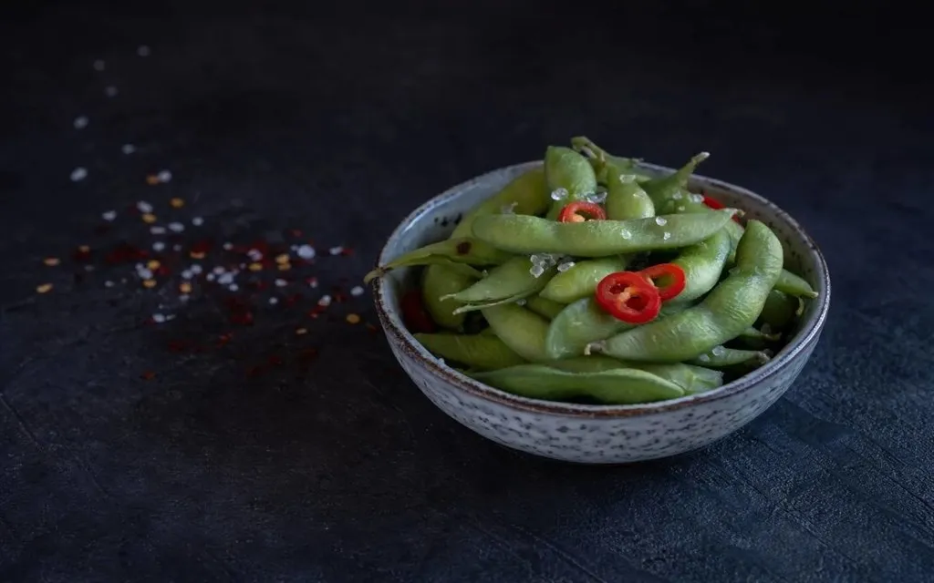Edamame with Rock Salt