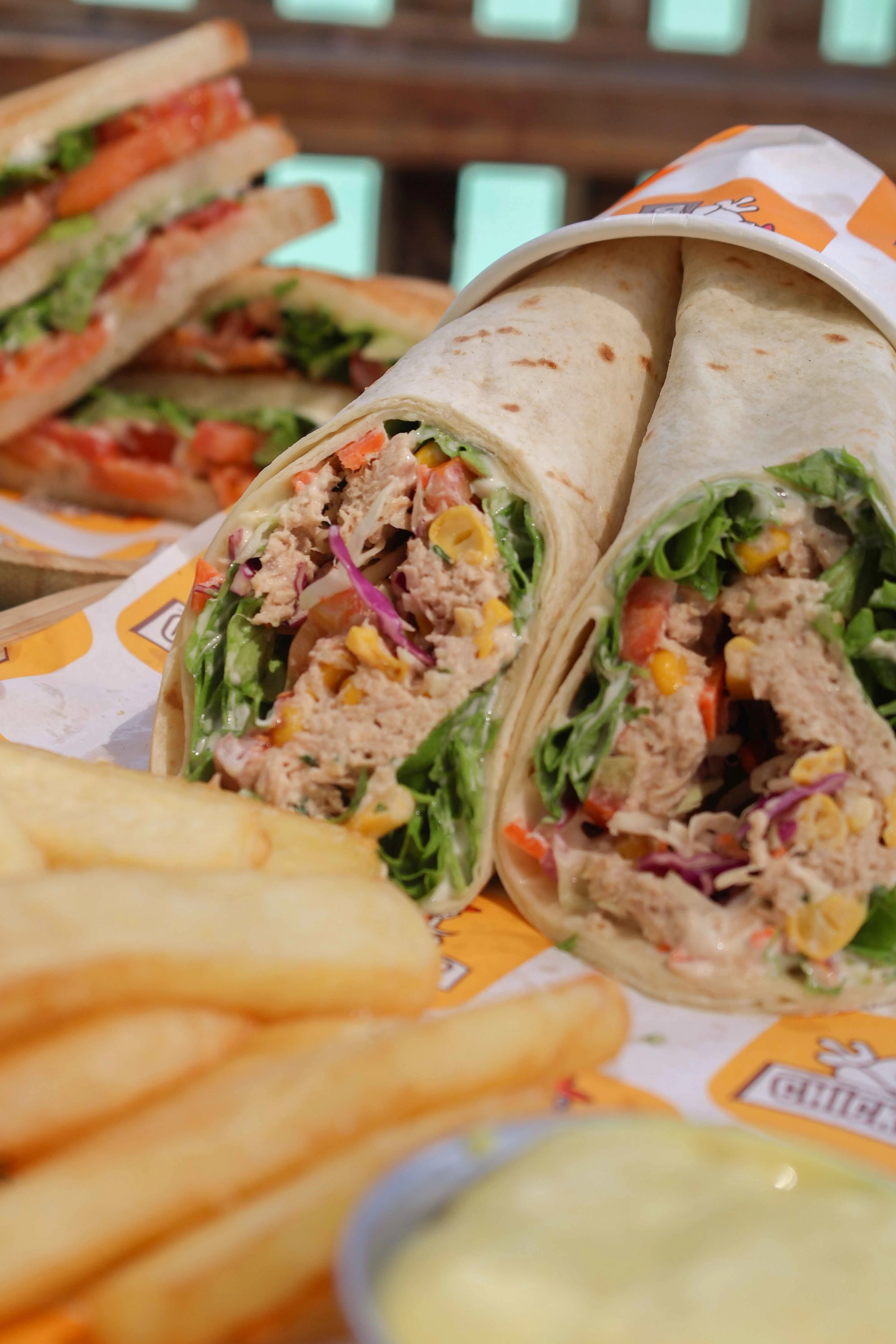 WRAP XL : POULET CURRY