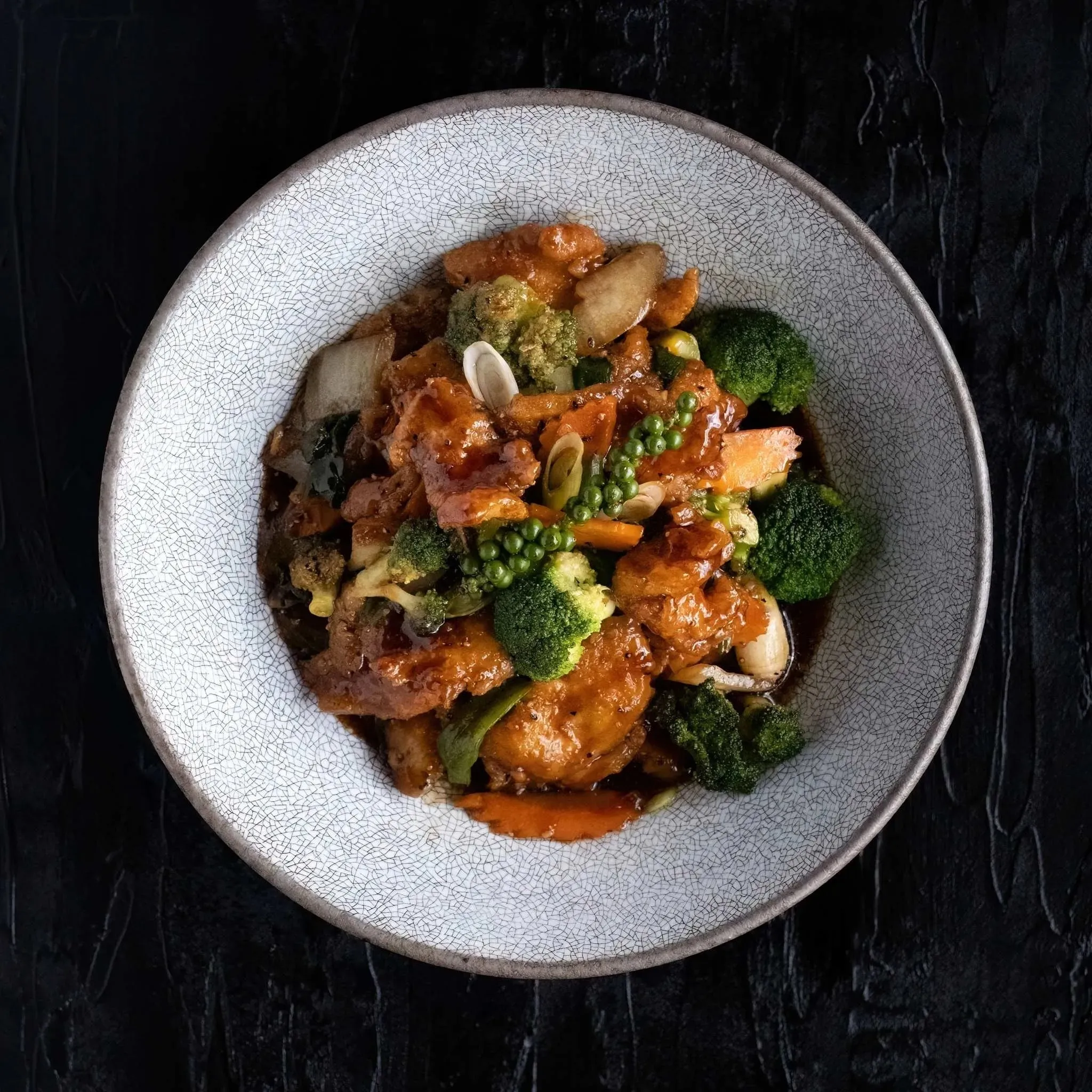 Thai Cracked Black Pepper Crispy Chicken