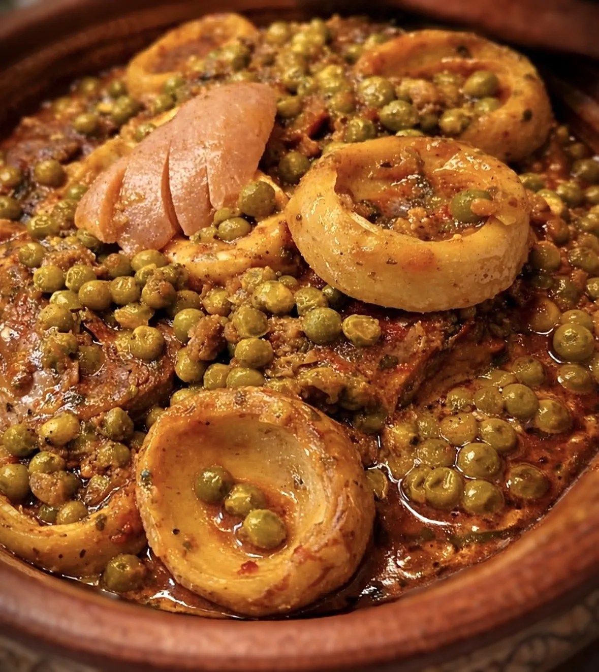 Paleron de bœuf, cœur d’artichaut et petits pois