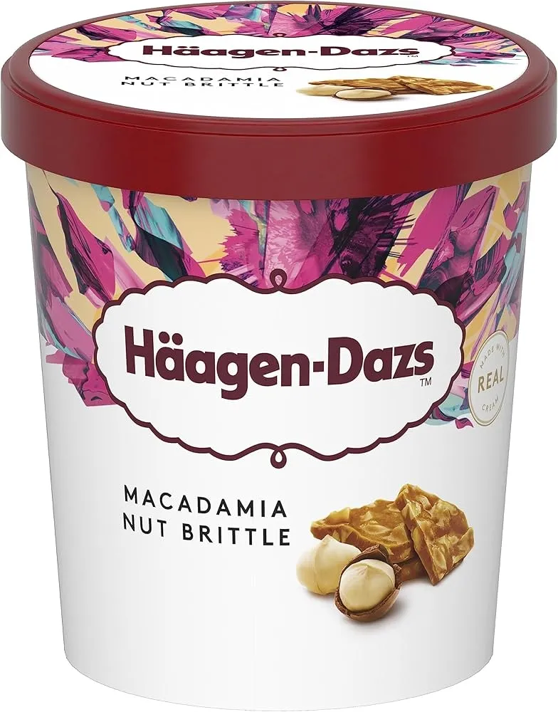 Haägen Dazs Vanille noix Macadamia (460 ml)