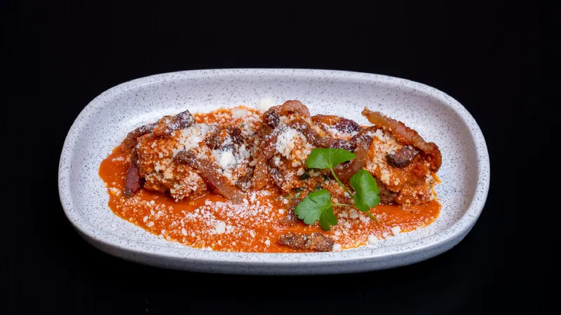 Starter-Polpette Amatriciana