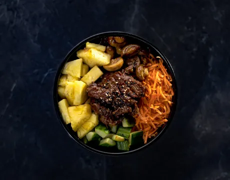 Poke Bowl-Beef Teriyaki