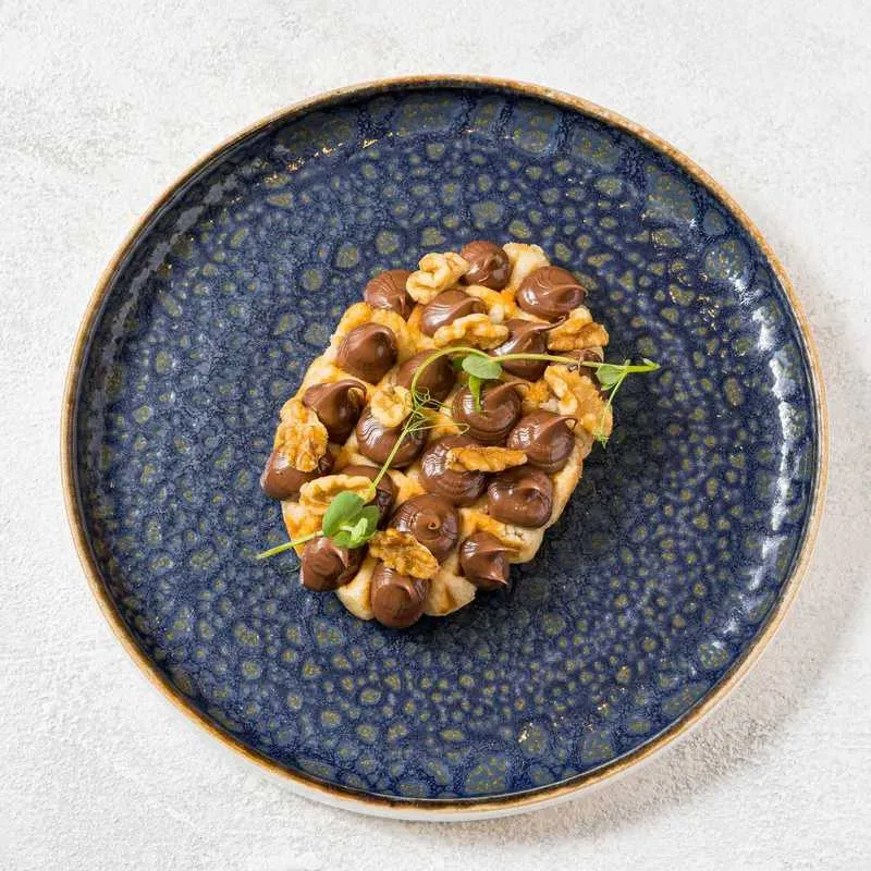 Breakfast-Chocolaty Waffle