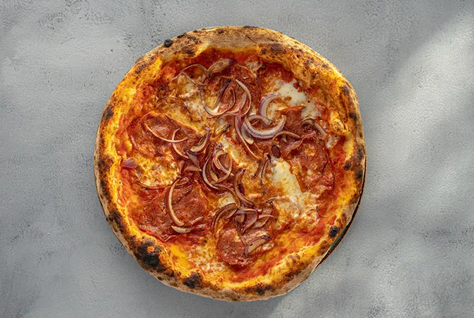 Pizza-Family La Calabrese-