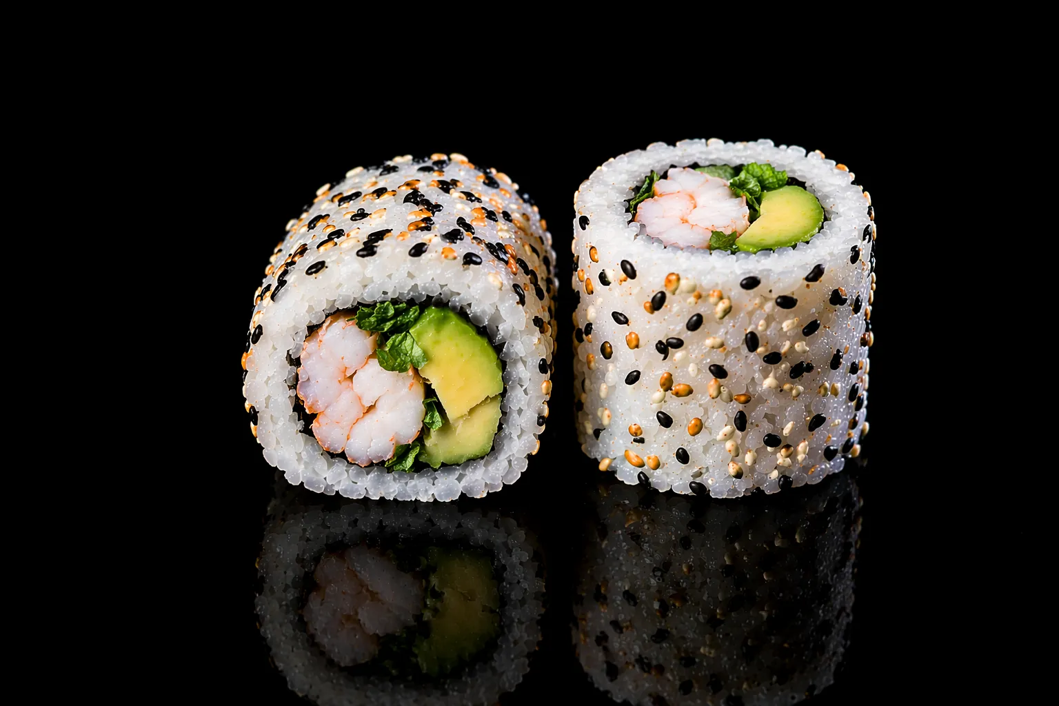 CALIFORNIA CREVETTE AVOCAT MENTHE