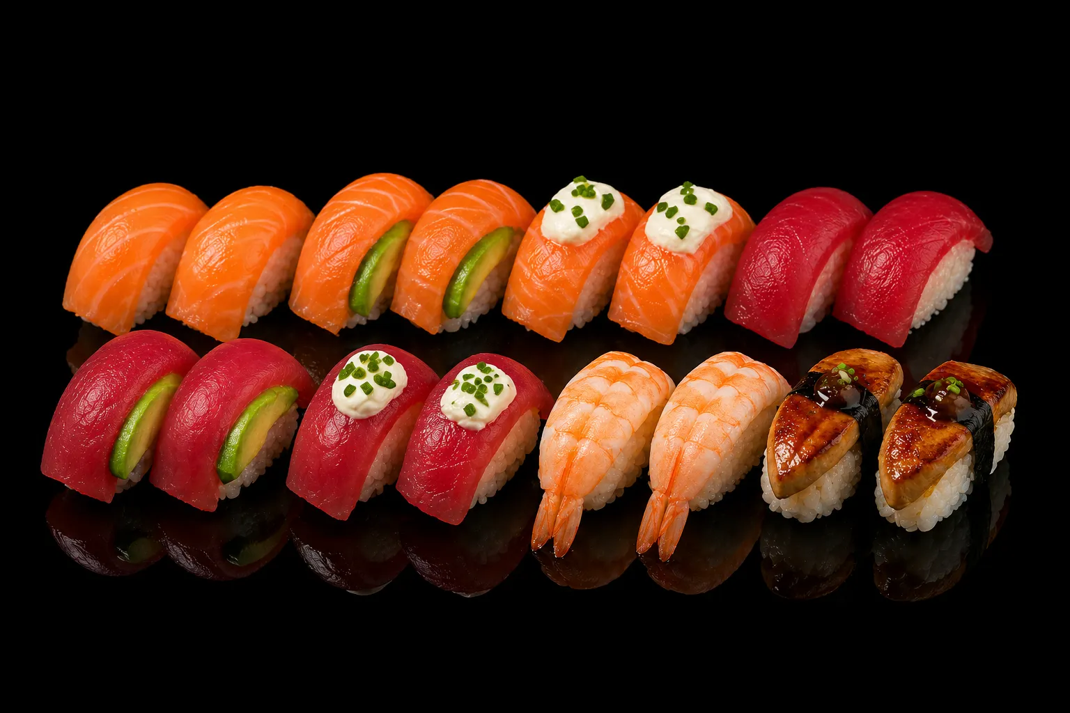 PLATEAU SUSHI 16 PIECES