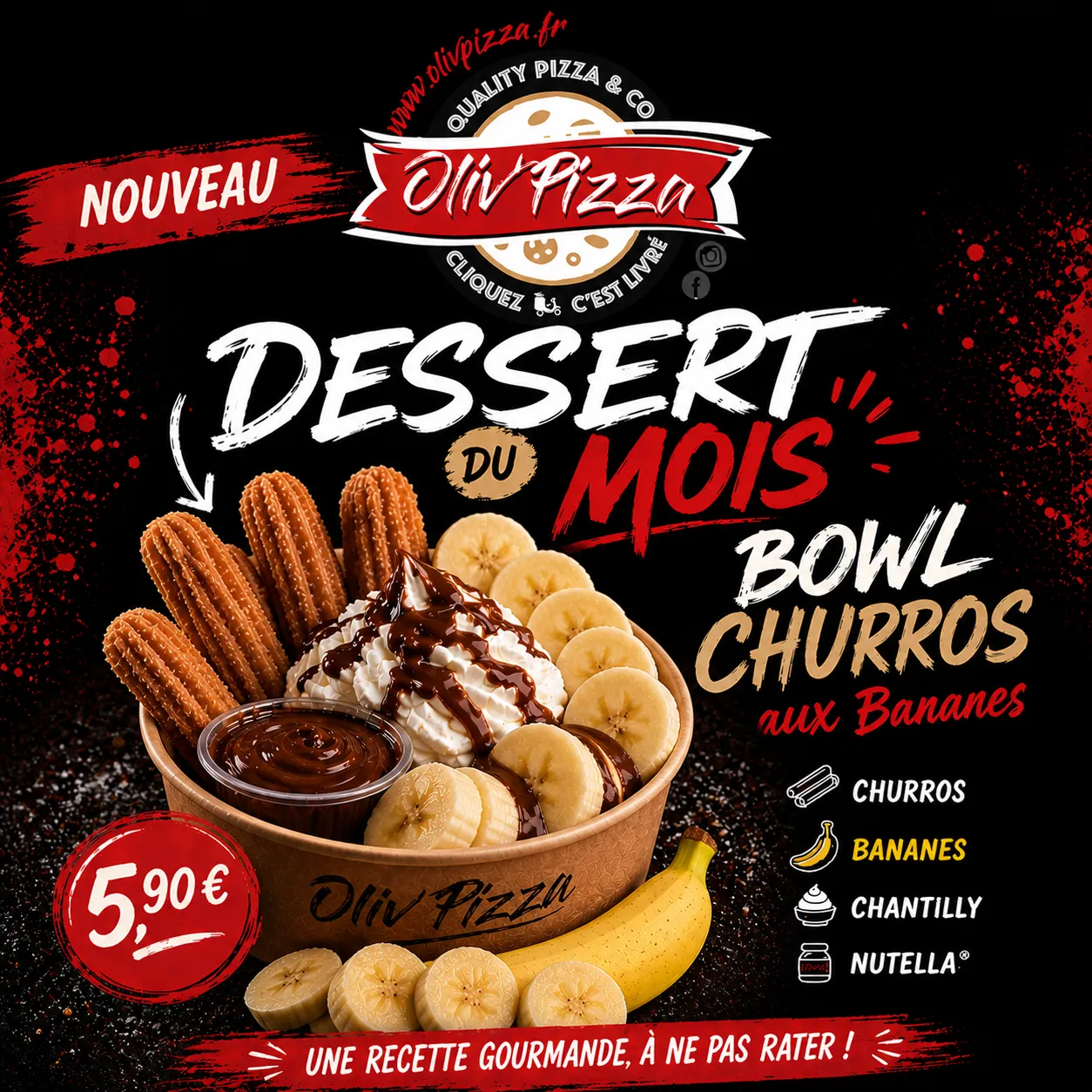 Bowl banane churros 