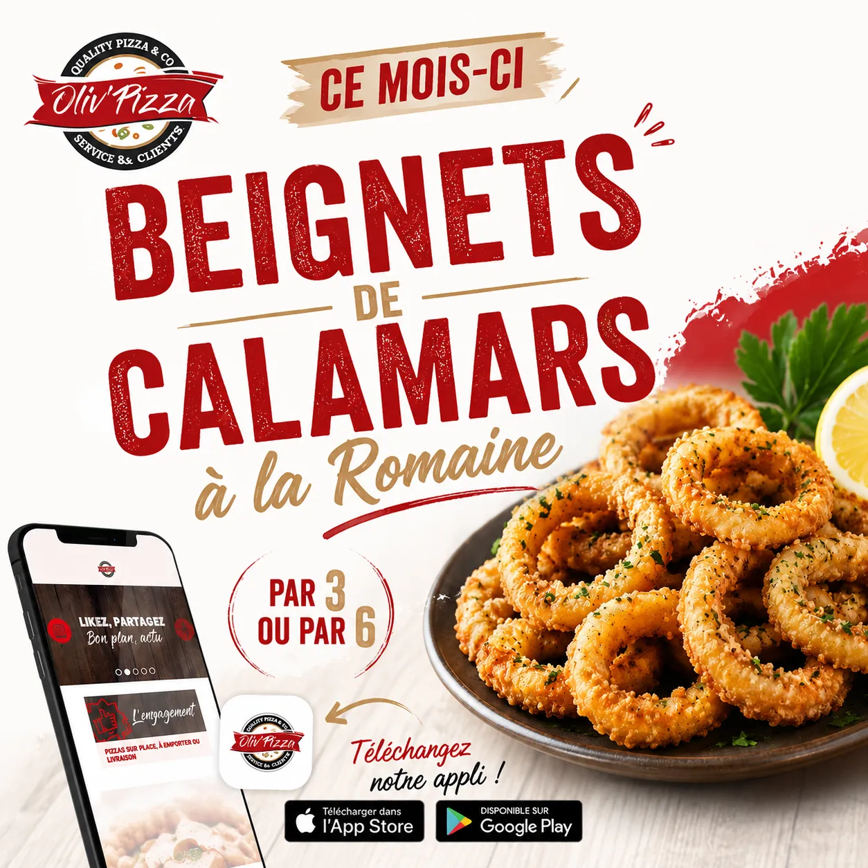 Calamars à la romaine 