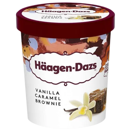Haägen Dazs Vanille Caramel Brownie (460 ml)