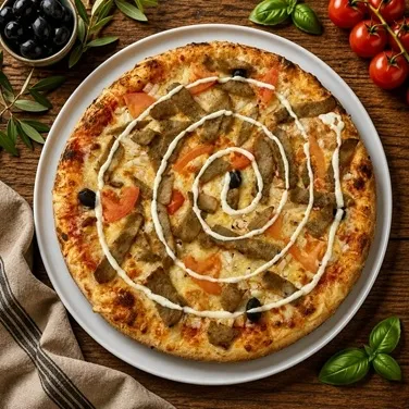 Kebab Pizza