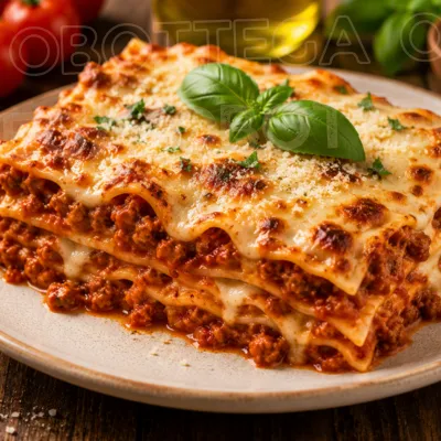 LASAGNES ALLA BOLOGNESE.